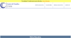 Desktop Screenshot of centrodeestudioslete.com